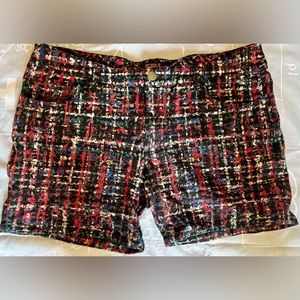 Steele multi colored pattern shorts sz 33